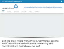 Tablet Screenshot of ggbuildersinc.com